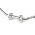 Handlebar + Clamps 28mm Str8 silver Handlebar + Clamps 28mm Str8 silver
