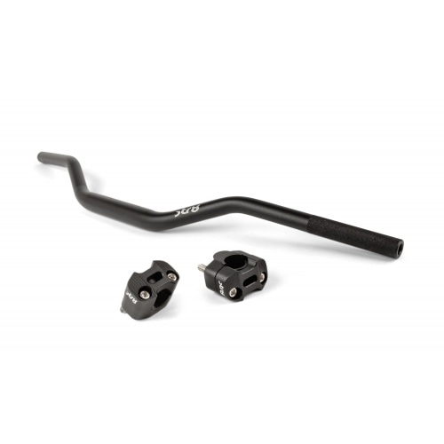 Handlebar + Clamps 28mm Str8 black Handlebar + Clamps 28mm Str8 black