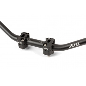 Handlebar + Clamps 28mm Str8 black