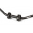 Handlebar + Clamps 28mm Str8 black Handlebar + Clamps 28mm Str8 black