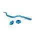 Handlebar + Clamps 28mm Str8 blue Handlebar + Clamps 28mm Str8 blue