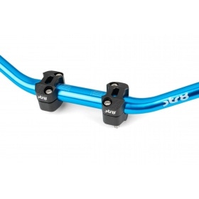 Handlebar + Clamps 28mm Str8 blue / black