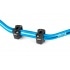 Handlebar + Clamps 28mm Str8 blue / black Handlebar + Clamps 28mm Str8 blue / black