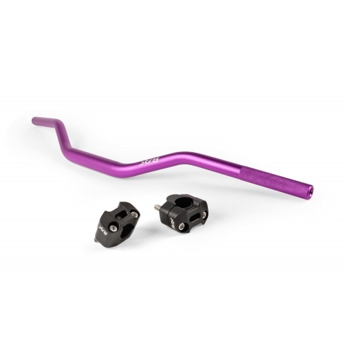 Handlebar + Clamps 28mm Str8 purple / black Handlebar + Clamps 28mm Str8 purple / black