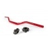 Handlebar + Clamps 28mm Str8 red / black Handlebar + Clamps 28mm Str8 red / black