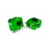 Handlebar Clamps 22 - 28mm green Handlebar Clamps 22 - 28mm green