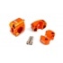 Handlebar Clamps 22 - 28mm orange Handlebar Clamps 22 - 28mm orange