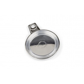 Nodokļu diska turētājs apaļš plastmasas hroms