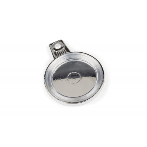 Nodokļu diska turētājs apaļš plastmasas hroms Nodokļu diska turētājs apaļš plastmasas hroms