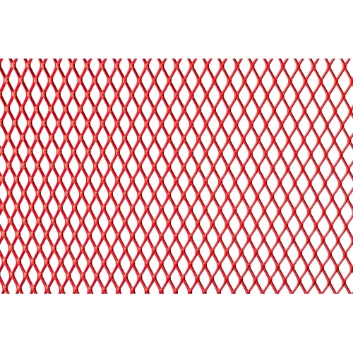 Racing Grille Mesh STR8 medium (50x50cm) anodized red Racing Grille Mesh STR8 medium (50x50cm) anodized red