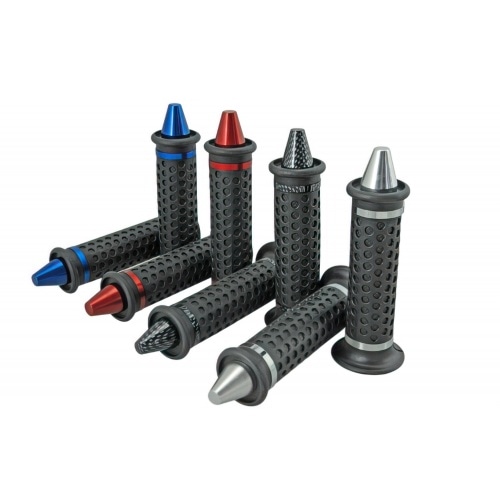 Grips STR8 Konik cone-shaped end caps black / blue Grips STR8 Konik cone-shaped end caps black / blue