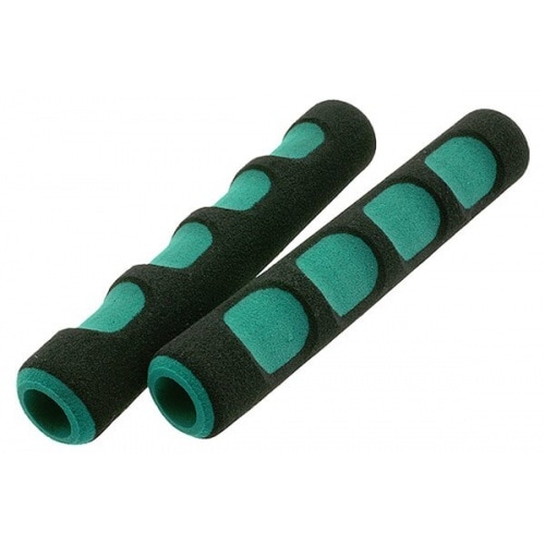 Brake Lever Foam Sleeves STR8 universal black / green Brake Lever Foam Sleeves STR8 universal black / green