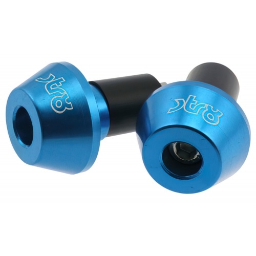 Handlebar Ends STR8 SHORTY blue Handlebar Ends STR8 SHORTY blue