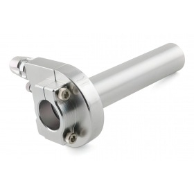 Рукоятка дроссельной заслонки анодированная серебристая