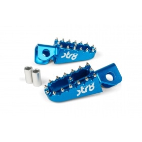 Footpegs Derbi STR8 CNC Blue (Set)