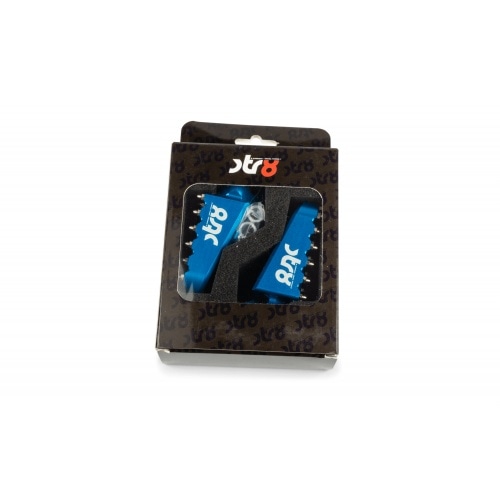 Footpegs Derbi STR8 CNC Blue (Set) Footpegs Derbi STR8 CNC Blue (Set)