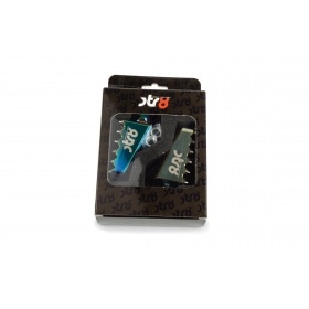 Footpegs Derbi STR8 CNC Neochrome (set)