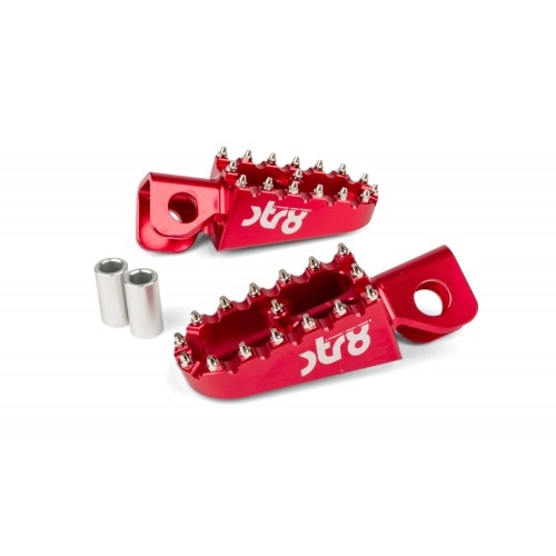 Footpegs Derbi STR8 CNC Red (Set) Footpegs Derbi STR8 CNC Red (Set)