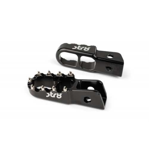 Passenger Footpegs Derbi STR8 CNC Black (Set) Passenger Footpegs Derbi STR8 CNC Black (Set)