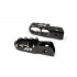 Passenger Footpegs Derbi STR8 CNC Black (Set) Passenger Footpegs Derbi STR8 CNC Black (Set)