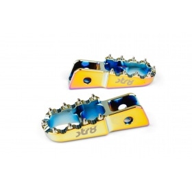 Passenger Footpegs Derbi STR8 CNC Neochrome (set)