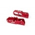 Passenger Footpegs Derbi STR8 CNC Red (Set) Passenger Footpegs Derbi STR8 CNC Red (Set)