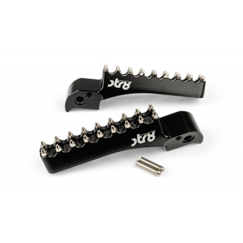 Passenger Footpegs STR8 Beta RR 50 before 2021 CNC Black Passenger Footpegs STR8 Beta RR 50 before 2021 CNC Black