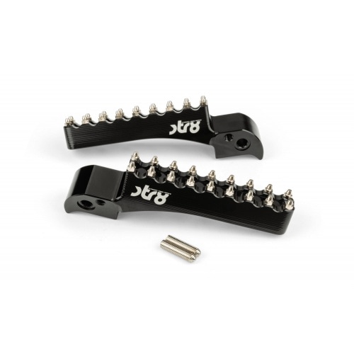 Passenger Footpegs STR8 Beta RR 50 before 2021 CNC Black Passenger Footpegs STR8 Beta RR 50 before 2021 CNC Black
