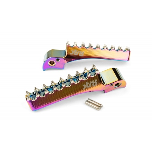 Passenger Footpegs STR8 Beta RR 50 before 2021 CNC Neochrome Passenger Footpegs STR8 Beta RR 50 before 2021 CNC Neochrome