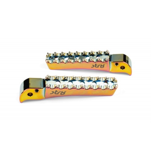Passenger Footpegs STR8 Beta RR 50 before 2021 CNC Neochrome Passenger Footpegs STR8 Beta RR 50 before 2021 CNC Neochrome