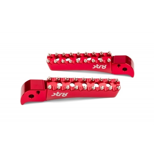Passenger Footpegs STR8 Beta RR 50 before 2021 CNC Red Passenger Footpegs STR8 Beta RR 50 before 2021 CNC Red
