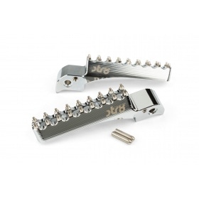 Passenger Footpegs STR8 Beta RR 50 before 2021 CNC Silver