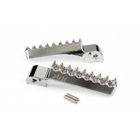 Passenger Footpegs STR8 Beta RR 50 before 2021 CNC Silver