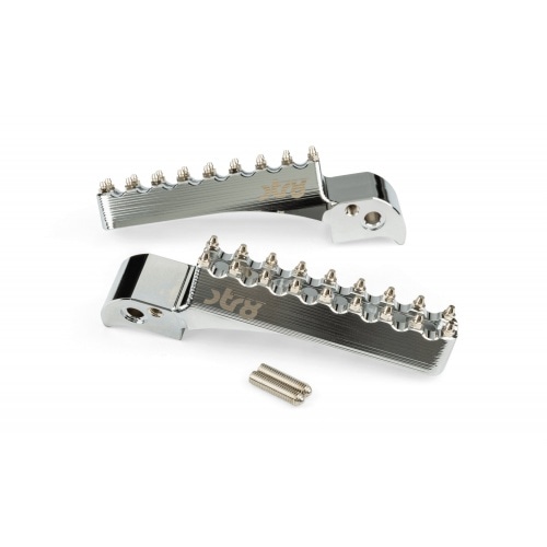 Passenger Footpegs STR8 Beta RR 50 before 2021 CNC Silver Passenger Footpegs STR8 Beta RR 50 before 2021 CNC Silver