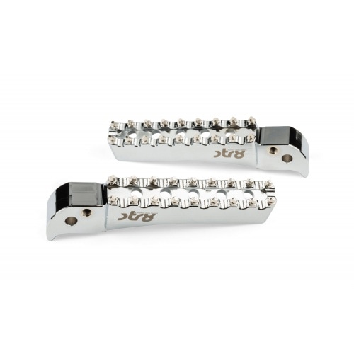 Passenger Footpegs STR8 Beta RR 50 before 2021 CNC Silver Passenger Footpegs STR8 Beta RR 50 before 2021 CNC Silver