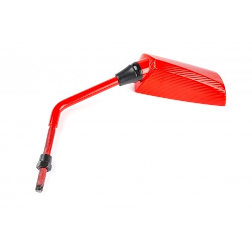 Spogulis kreisā sarkanā krāsā Groove D.8mm Spogulis kreisā sarkanā krāsā Groove D.8mm