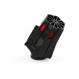 Gaisa filtrs STR8 d.28-35 EVO 30° leņķis melns / sarkans putas