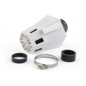 Gaisa filtrs STR8 d.28-35 EVO 30° leņķis balta / melna putas