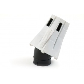 Gaisa filtrs STR8 d.28-35 EVO 30° leņķis balta / melna putas