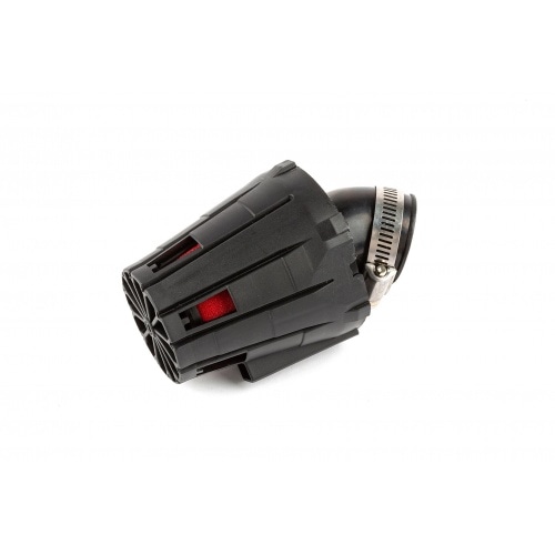 Air Filter E5 angled 45 d.35mm black / red Air Filter E5 angled 45 d.35mm black / red
