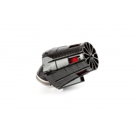 Air Filter E5 angled 45 d.35mm carbon / red