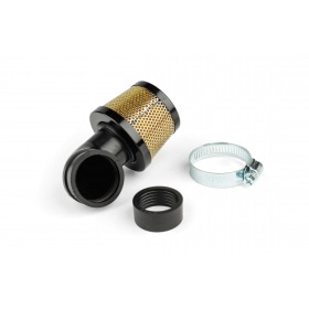 Air Filter conical with grille D.28 - 35mm straight black