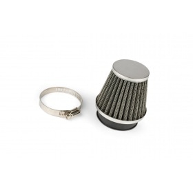 Air Filter KN type straight 54mm chrome