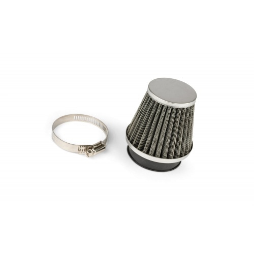 Air Filter KN type straight 54mm chrome Air Filter KN type straight 54mm chrome