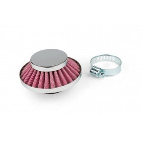 Air Filter type KN UFO d.28 - 35mm droit chrome