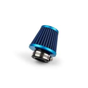 Air Filter KN type conical 28-35 straight blue