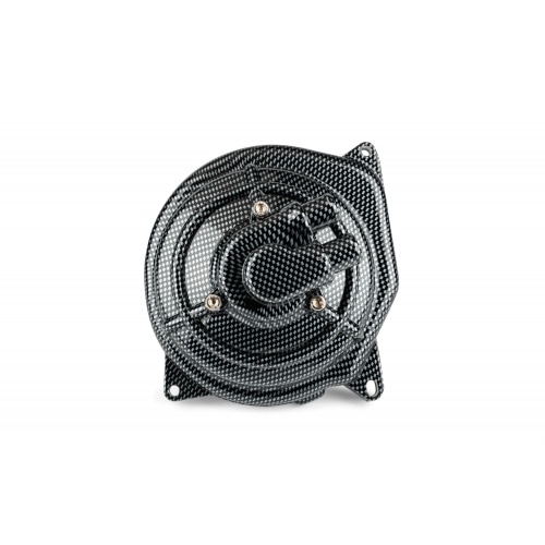 Крышка водяного насоса STR8 Yamaha Aerox / Nitro вид карбон Крышка водяного насоса STR8 Yamaha Aerox / Nitro вид карбон