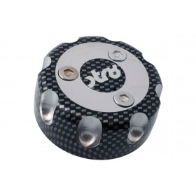 Degvielas tvertnes vāciņš STR8 Derbi Senda carbon look