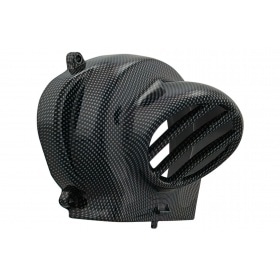 Dzesēšanas ventilatora vāks ar liekšķeri Piaggio AC oglekļa izskats