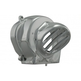Dzesēšanas ventilatora vāks ar liekšķeri Piaggio AC hromēts